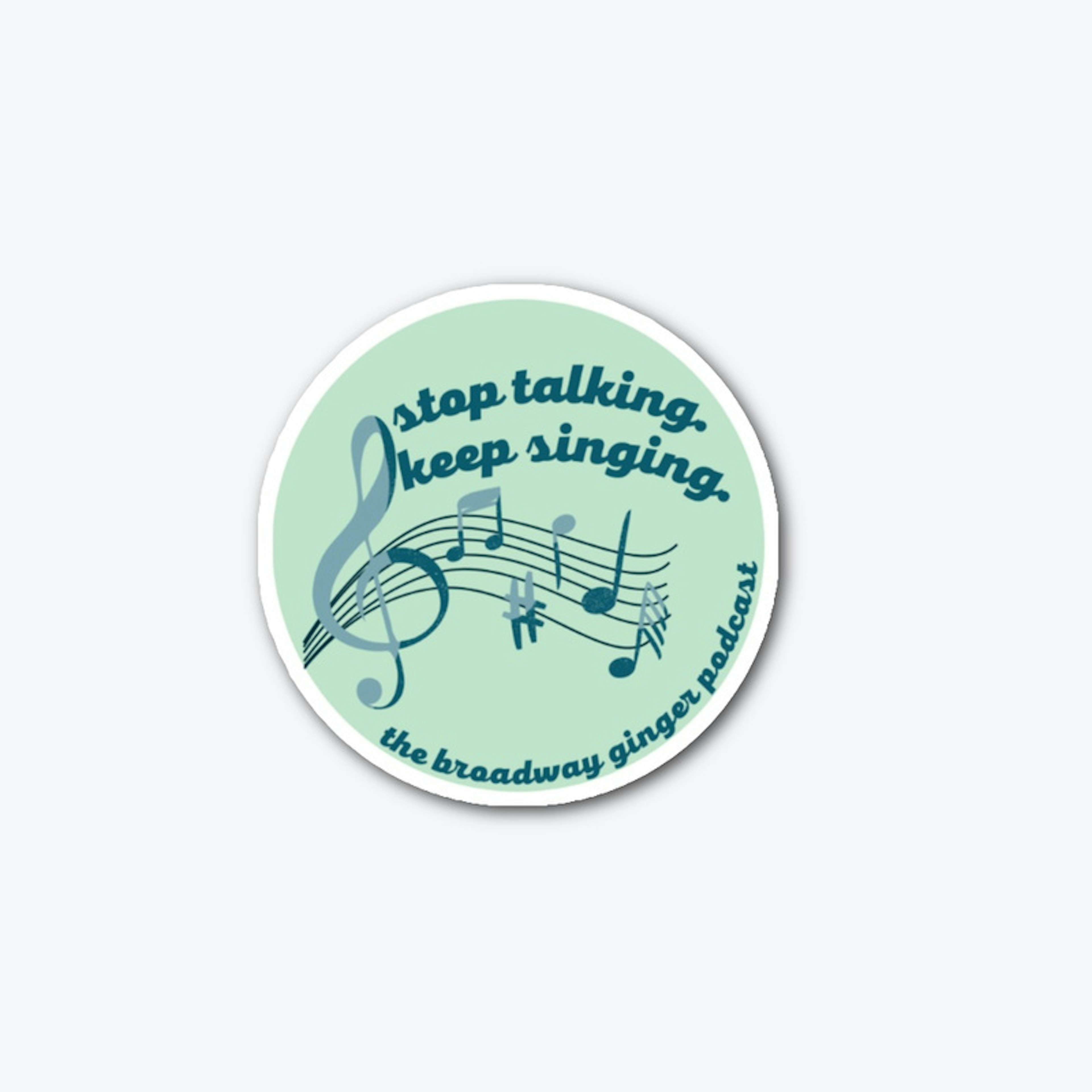 stop talking. keep singing.